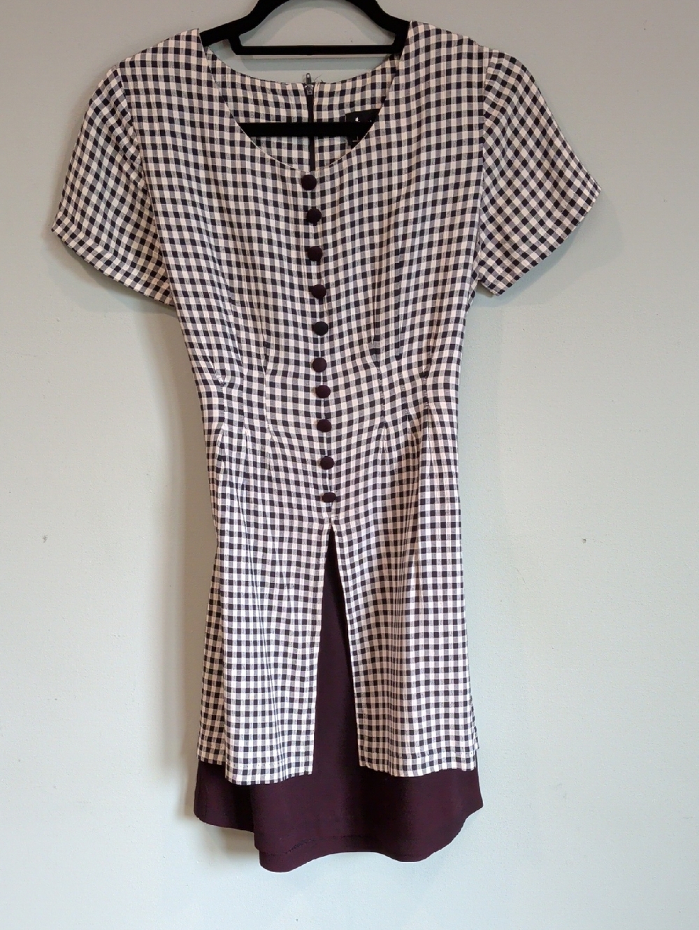 All That Jazz Black & White Gingham Dress 5/6